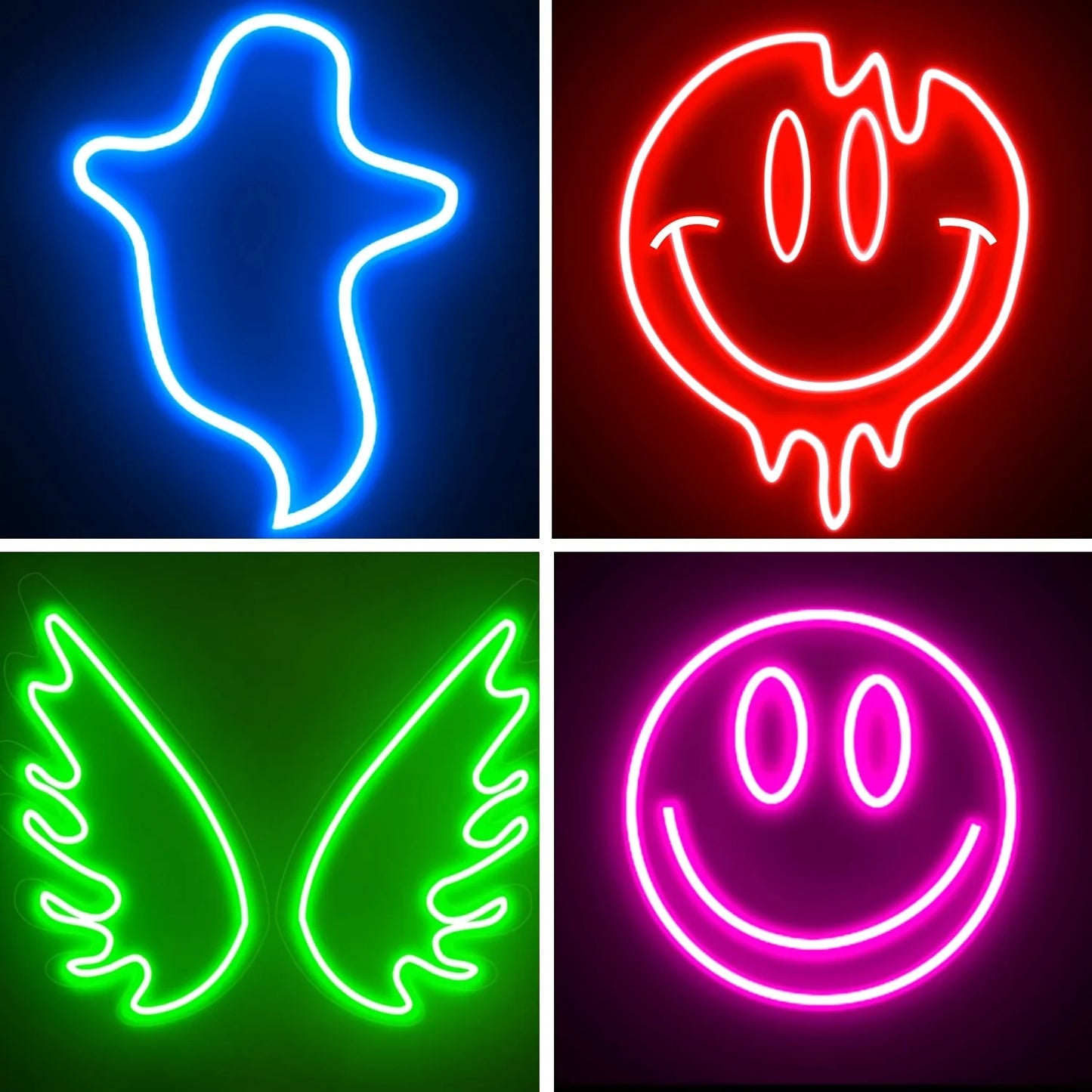 Smart LED Strip Lights RGB Neon Sign Tape Ribbon Backlight Bluetooth DC5V USB Flexible App&Remote Control Gaming Room Decoration